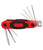 Genius Tools 7PC Metric Folding Wobble Hex Key Wrench Set - HK-007GMB