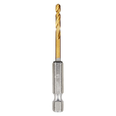 TRIUMPH 012714 "N" TTD (Tapered Twist Drill) JL (Jobber Length) 135SP HSS (High Speed Steel (HSS)) BLK&BRZ - 12/TUBE (12 - Pack (TUBE (Tube Pack))) THN (High Speed Steel (HSS) Drill Bit)