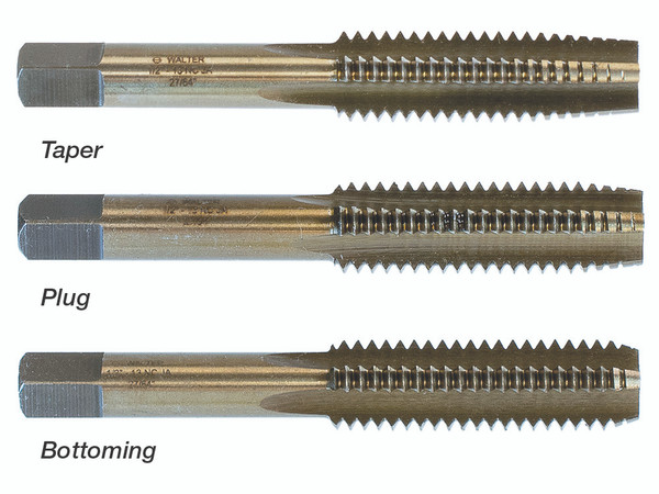 Walter 3/8" -24NF TAPER HS TAP PK 3 03B064