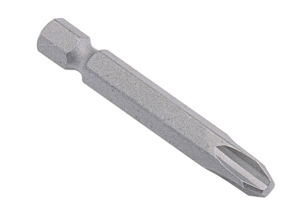 <ul><li>POWER SCREWDRIVER BIT - 1/4" Hex Shank, #2 Phillips Power Bit 50mmL</li><li>SPECIFICATION - Overall length of 50mm (or 1.97 Inches)</li><li>DURABLE MATERIALS - Made from High Speed Steel for high strength and durability while having anti-corrosive properties</li><li>TOOL ORGANIZATION - Sizes are stamped for permanent and easy identification of size</li><li>SUPERIOR DESIGN - Phillips Power Screwdriver Bits are heat treated which creates a tough durable exterior and superior inner core strength for a lifetime of professional use</li><li>PEACE OF MIND - Purchase with confidence backed by the Genius Tools Limited Lifetime Warranty against manufacturer defects</li><li>ANSI STANDARDS - Meets or exceeds the standards established by the American National Standards Institute</li><li>PROFESSIONAL GRADE - Genius Tools are designed and made for use by professional technicians and built to perform over a lifetime of heavy use.</li></ul> Genius Tools Screwdrivers and Bits are designed and manufactured to handle everything from everyday use to industrial applications.  Using the highest quality metals during production, Genius Tools Screwdrivers and Bits are also heat treated in our multi-step production facility to ensure the highest levels of strength and durability for a lifetime of quality use.