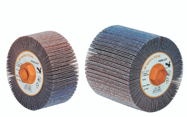 Walter 4-1/4" X4 GR.60 COOLCUT™ Flap Drums PK10 07J446