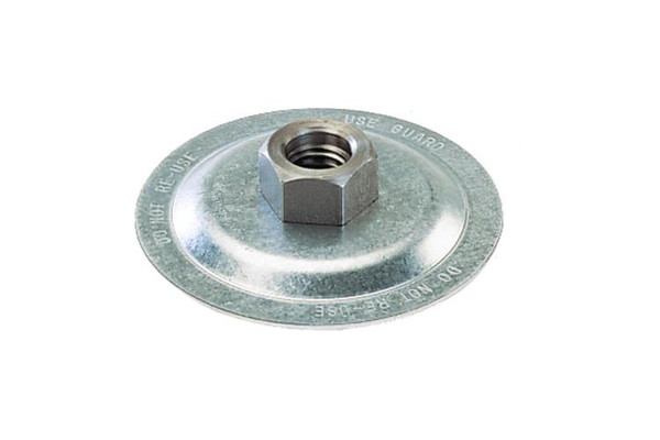 Threaded throw-away adaptor for 1/8"wheels (5/8"NC)