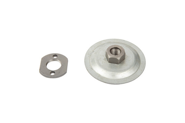 Threaded throw-away adaptor for 1/4" wheels (5/8"NC)