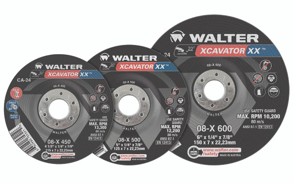 Walter XCAVATOR XX, 9’’ X 1/8" X 5/8’’-11 08X907
