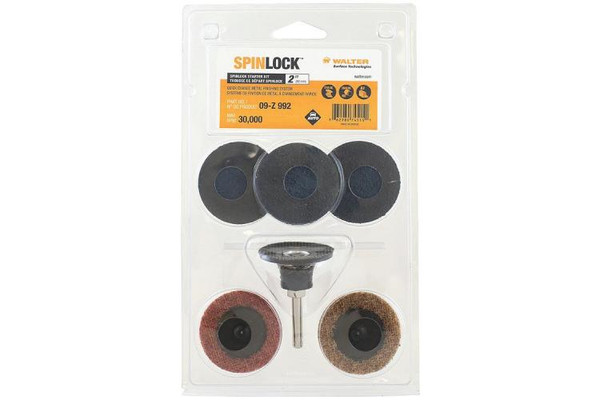 Assortment of 2" SpinLock™ abrasives