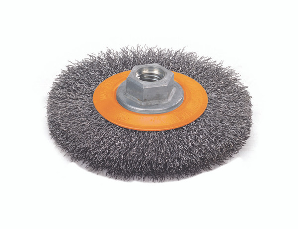 Walter 4-1/2"  X 5/8" WITH STAINLESS STEEL CRIMPED WIRE  13J464