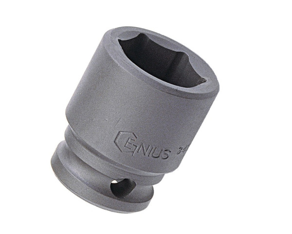 <ul><li>IMPACT SOCKET - 5/8" 6-point Impact Socket</li><li>SPECIFICATIONS - 3/8" Inch Drive Size with an overall length of 30mm (or 1.18 Inches)</li><li>DURABLE MATERIALS - Made from Chromium Molybdenum Alloy Steel for high strength and durability while having anti-corrosive properties</li><li>TOOL ORGANIZATION - Sizes are stamped for permanent and easy identification of size</li><li>SUPERIOR DESIGN - Heat treated through oil quenching with a matte black oxide coating which creates a tough durable exterior and superior inner core strength for a lifetime of professional use</li><li>PEACE OF MIND - Purchase with confidence backed by the Genius Tools Limited Lifetime Warranty against manufacturer defects</li><li>ANSI STANDARDS - Meets or exceeds the standards established by the American National Standards Institute<li>PROFESSIONAL GRADE - Genius Tools are designed and made for use by professional technicians and built to perform over a lifetime of heavy use.  Trust Genius for a quality tool at a value cost to you.</ul> <p>Genius Tools Professional Strength you can Trust</p>
<p>Genius Tools Impact Socket Series is designed by professional for professionals.  Each socket begins as a raw Chromium Vanadium or Chromoly Alloy Steel Rod.  Each piece is expertly cut down into the required length and diameter blank slug.  Utilizing our Genius Tools Cold Forging technique, the sockets are formed at room temperature into its basic form whether 6 point or 12 point. </p>
<p>Genius Tools Anti-Corrosion Treatment</p>
<p>Depending on the socket series, we treat our sockets with anti-corrosive treatments to increase the longevity and strength of our sockets, so you can count on consistent and reliable performance from all of our sockets.  Our Impact Socket Series undergoes Black Oxide Treatment, giving it a matte finish with anti-corrosive properties. </p>
<p>Limited Lifetime Warranty</p>
<p>Purchase with confidence as Genius Tools products have a Limited Lifetime Warranty.</p>