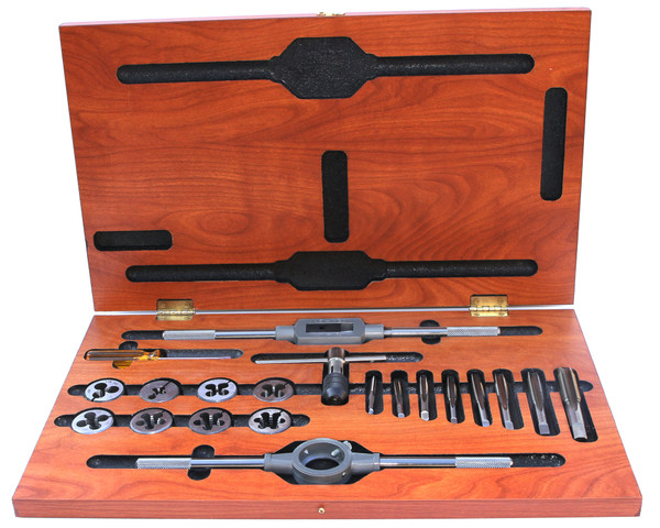 DRILLCO 2000RC20 20PC TAP & DIE Drill Drill Bit Set NC 1/4"-3/4" (2000R Series)
