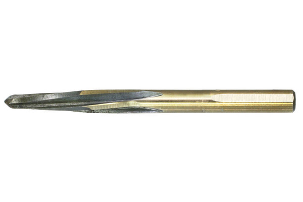 High Speed Steel Black & Gold Fractional 3 Flats Reduced Shank Nitro Construction Reamers