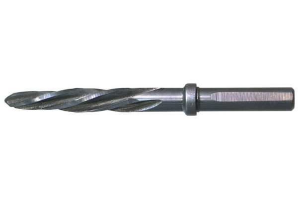 High Speed Steel Black Oxide Fractional 3 Flats Reduced Shank Construction Reamers