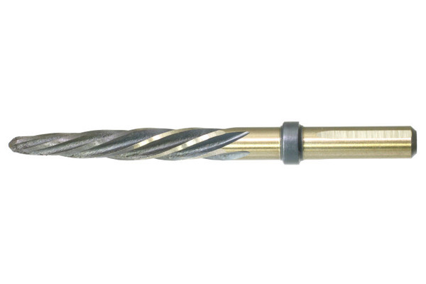 High Speed Steel Black & Gold Fractional 3 Flats Reduced Shank Nitro Construction Reamers