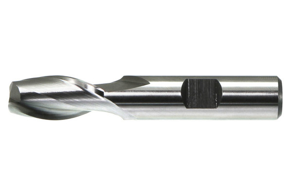 Cobalt Bright Fractional Center Cutting 2-Flute Finishing End Mills