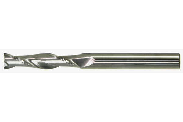 Solid Carbide Bright Fractional Center Cutting 2-Flute Finishing End Mills