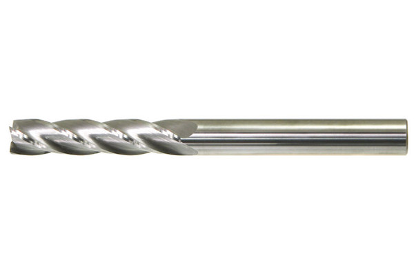 Solid Carbide Bright Fractional Center Cutting 4-Flute Finishing End Mills