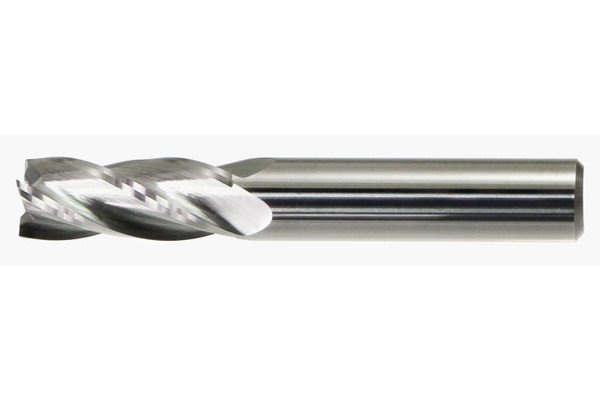 Solid Carbide Bright Fractional Center Cutting 4-Flute Finishing End Mills