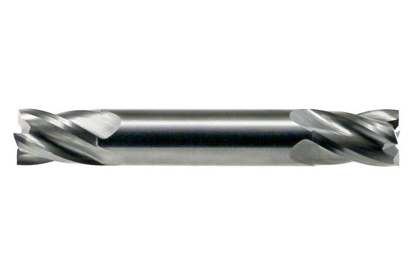 Solid Carbide Bright Fractional Center Cutting 4-Flute Finishing End Mills