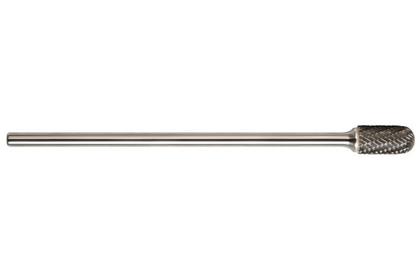 Solid Carbide Cylindrical Ball Nose Extra Long Carbide Burs