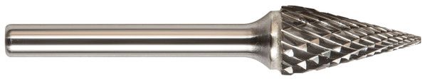 DRILLCO 7M116BDC SM-2, SOLID CARBIDE BUR DOUBLE CUT (Carbide-Tipped Drill Bit)
