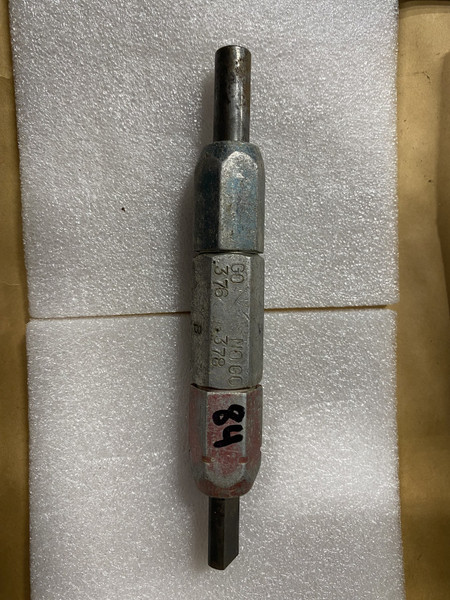 Go / No-Go Plug Gauge 0.376"-0.378" (GO 0.376" / NO-GO 0.378") Machinist Tool Room - Used