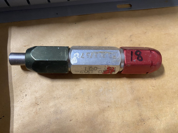 Go / No-Go Plug Gauge 0.401"-0.421" (GO 0.401" / NO-GO 0.421") Machinist Tool Room - Used