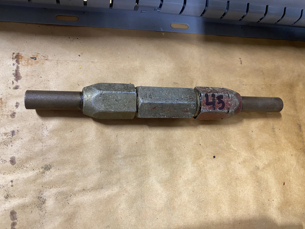 Go / No-Go Plug Gauge 0.448"-0.458" (GO 0.448" / NO-GO 0.458") Machinist Tool Room - Used