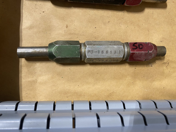 Go / No-Go Plug Gauge 0.4637"-0.4737" (GO 0.4637" / NO-GO 0.4737") Machinist Tool Room - Used