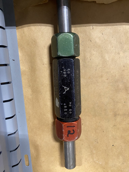 Go / No-Go Plug Gauge 0.538"-0.548" (GO 0.538" / NO-GO 0.548") Machinist Tool Room - Used