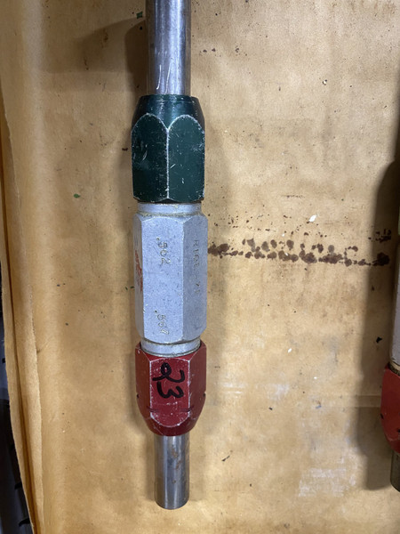 Go / No-Go Plug Gauge 0.562"-0.567" (GO 0.562" / NO-GO 0.567") Machinist Tool Room - Used