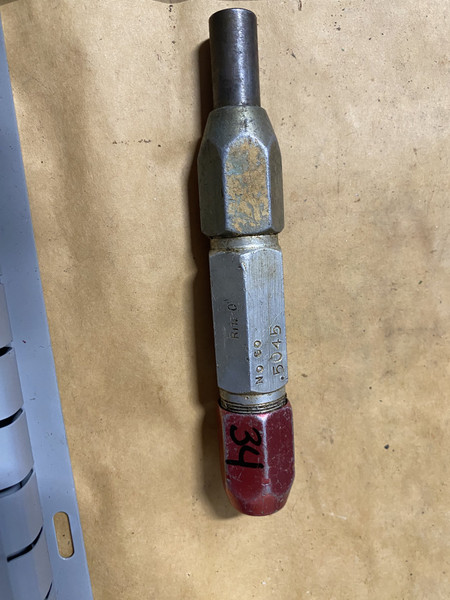 Plug Gauge 0.4995" Machinist Tool Room - Used