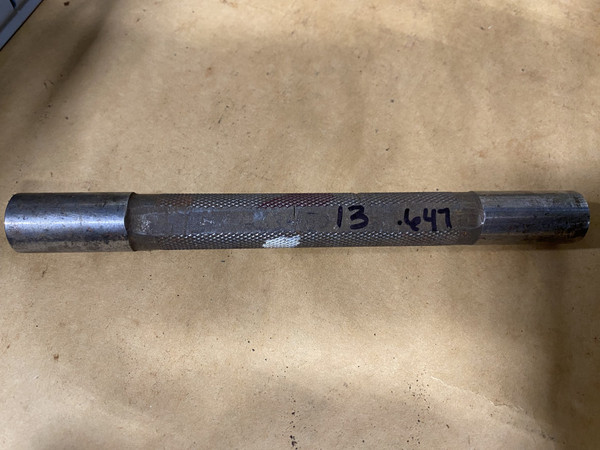 Go / No-Go Plug Gauge 0.647"-0.673" (GO 0.647" / NO-GO 0.673") Machinist Tool Room - Used