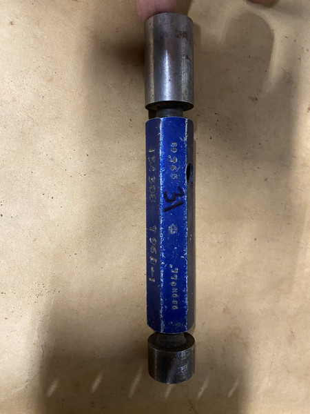 Go / No-Go Plug Gauge 0.765"-0.77" (GO 0.765" / NO-GO 0.77") Machinist Tool Room - Used