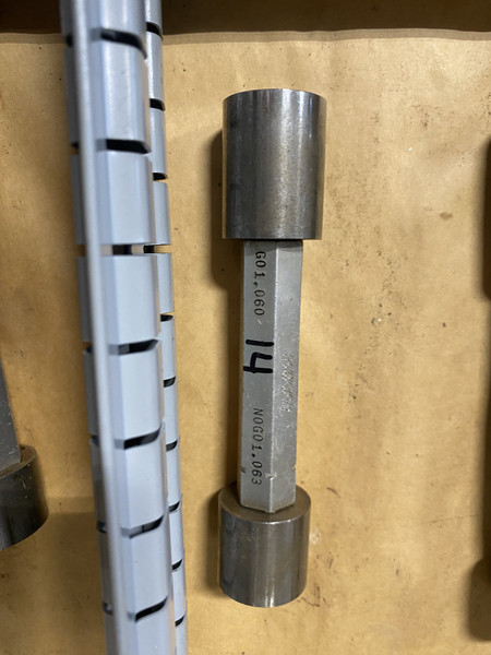 Go / No-Go Plug Gauge 1.06"-1.063" (GO 1.06" / NO-GO 1.063") Machinist Tool Room - Used