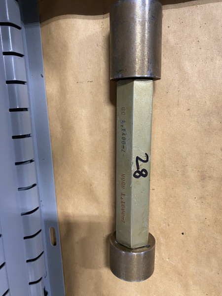 Go / No-Go Plug Gauge 1.14"-1.16" (GO 1.14" / NO-GO 1.16") Machinist Tool Room - Used