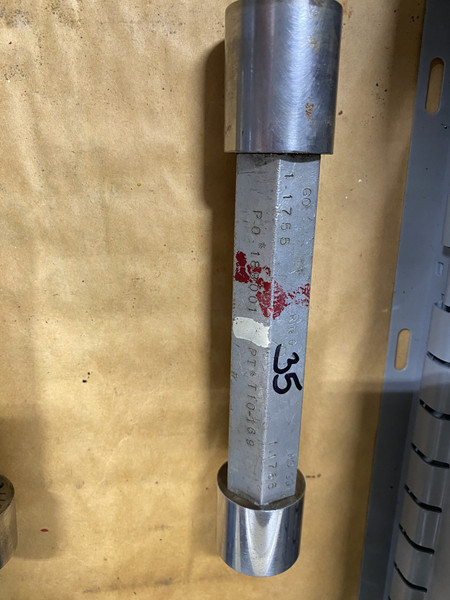 Go / No-Go Plug Gauge 1.1755"-1.1765" (GO 1.1755" / NO-GO 1.1765") Machinist Tool Room - Used