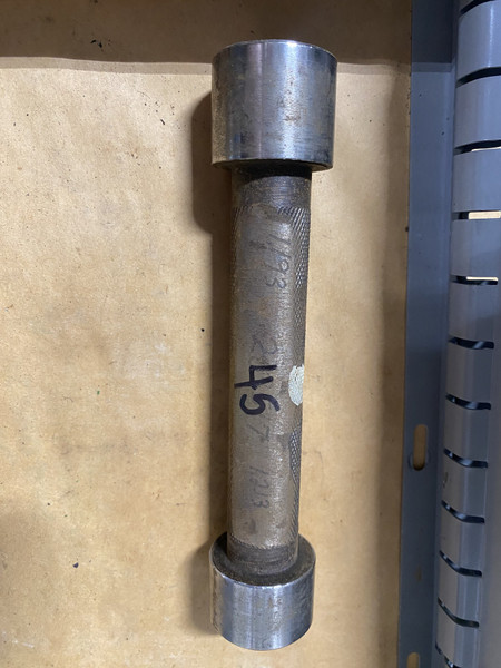Go / No-Go Plug Gauge 1.193"-1.213" (GO 1.193" / NO-GO 1.213") Machinist Tool Room - Used