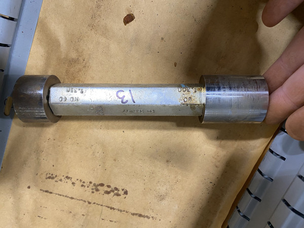 Go / No-Go Plug Gauge 1.3"-1.31" (GO 1.3" / NO-GO 1.31") Machinist Tool Room - Used