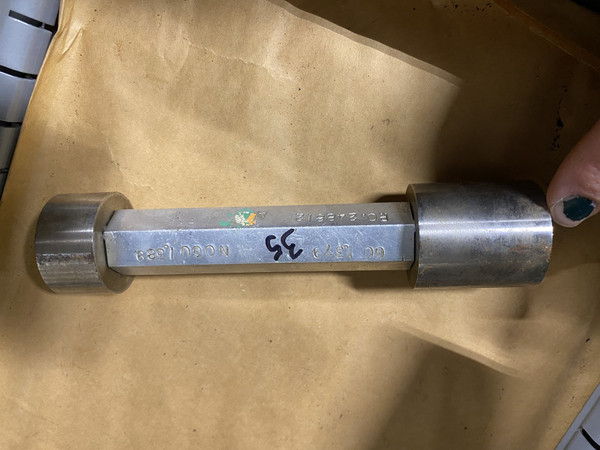 Go / No-Go Plug Gauge 1.379"-1.389" (GO 1.379" / NO-GO 1.389") Machinist Tool Room - Used