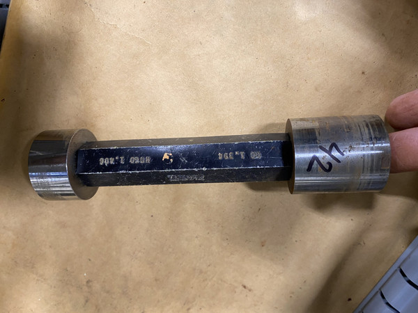 Go / No-Go Plug Gauge 1.394"-1.406" (GO 1.394" / NO-GO 1.406") Machinist Tool Room - Used