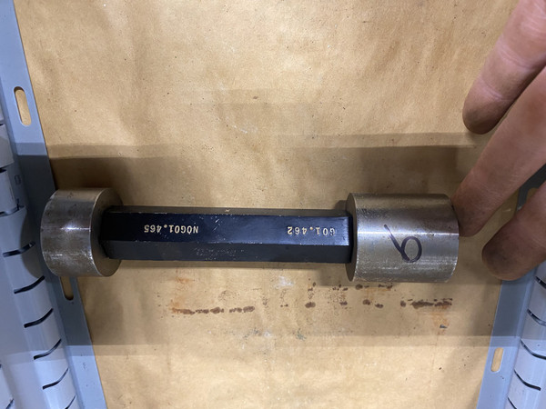 Go / No-Go Plug Gauge 1.462"-1.465" (GO 1.462" / NO-GO 1.465") Machinist Tool Room - Used