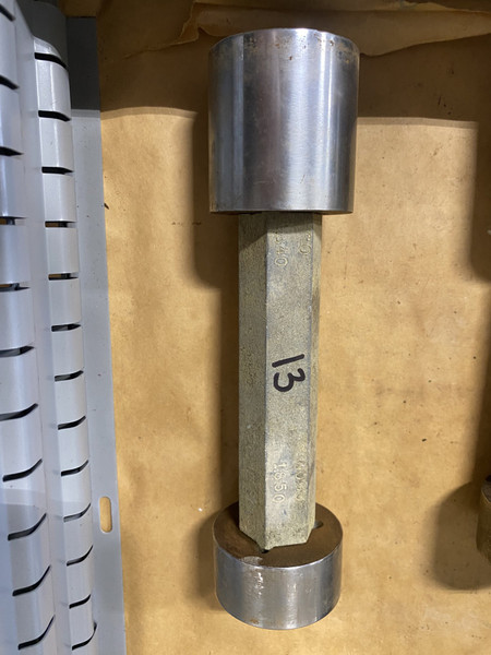 Go / No-Go Plug Gauge 1.84"-1.85" (GO 1.84" / NO-GO 1.85") Machinist Tool Room - Used