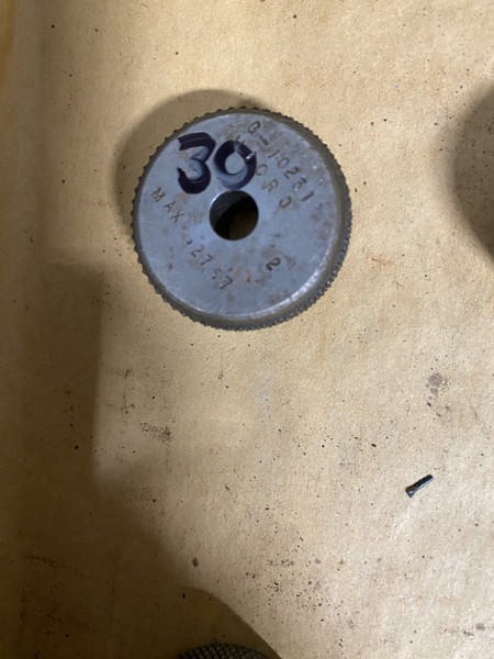Master Setting Ring Gauge 0.2757" Machinist Tool Room - Used