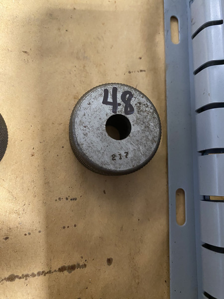 Master Setting Ring Gauge 0.378" Machinist Tool Room - Used