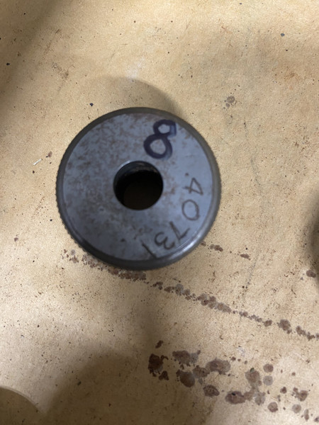 Master Setting Ring Gauge 0.40731" Machinist Tool Room - Used