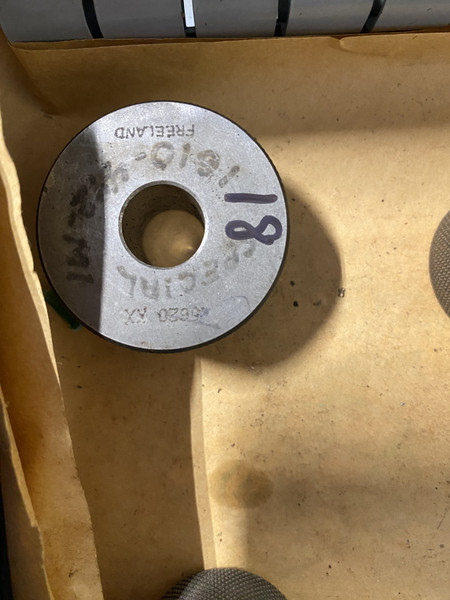 Master Setting Ring Gauge 0.562" Machinist Tool Room - Used