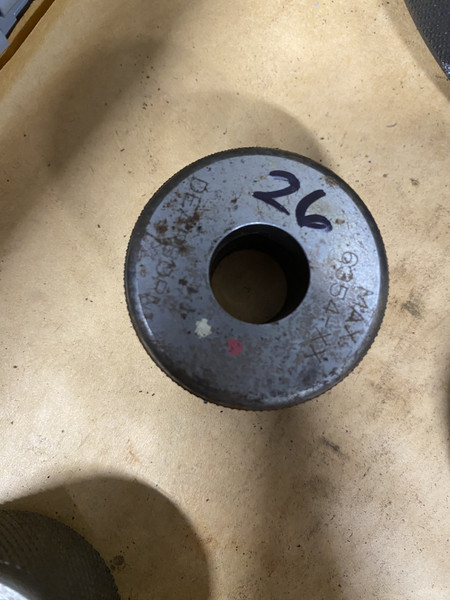 Master Setting Ring Gauge 0.6354" Machinist Tool Room - Used
