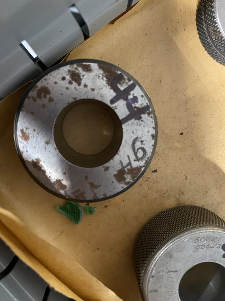Master Setting Ring Gauge 0.81075" Machinist Tool Room - Used