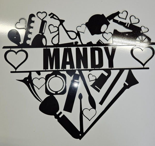 Custom Makeup Room Artist Sign