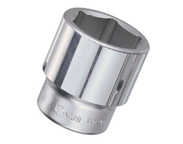 <ul><li>HAND SOCKET - 50mm 6-point Socket</li><li>SPECIFICATIONS - 3/4" Inch Drive Size with an overall length of 68mm (or 2.68 Inches)</li><li>DURABLE MATERIALS - Made from Chromium Molybdenum Alloy Steel for high strength and durability while having anti-corrosive properties</li><li>TOOL ORGANIZATION - Sizes are stamped for permanent and easy identification of size</li><li>SUPERIOR DESIGN - Chrome polished finish that is tough and resistant to corrosion</li><li>PEACE OF MIND - Purchase with confidence backed by the Genius Tools Limited Lifetime Warranty against manufacturer defects</li><li>ANSI STANDARDS - Meets or exceeds the standards established by the American National Standards Institute<li>PROFESSIONAL GRADE - Genius Tools are designed and made for use by professional technicians and built to perform over a lifetime of heavy use.  Trust Genius for a quality tool at a value cost to you.</ul> <p>Made for Life. Its our motto and with the Genius Tools Hand Socket Series we really mean it. They are built professional grade tough, ready to handle a lifetime of hard work on the job. We use only the best raw materials when we make out tools and we pride ourselves on the precision and quality.</p>
<p>Genius Tools Hand Sockets are designed for maximum life and performance. Using only the highest quality materials, our Hand Sockets are made from industry leading Chrome Vanadium or Chrome Molybdenum steel and are heat treated for maximum strength. </p>