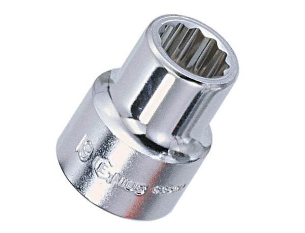 <ul><li>HAND SOCKET - 1" Dr. 42mm 12-pt Hand Socket</li><li>SPECIFICATION - Overall length of 70mm (or 2.76 Inches)</li><li>DURABLE MATERIALS - Made from Chromium Molybdenum Alloy Steel for high strength and durability while having anti-corrosive properties</li><li>TOOL ORGANIZATION - Sizes are stamped for permanent and easy identification of size</li><li>SUPERIOR DESIGN - Chrome polished finish that is tough and resistant to corrosion</li><li>PEACE OF MIND - Purchase with confidence backed by the Genius Tools Limited Lifetime Warranty against manufacturer defects</li><li>ANSI STANDARDS - Meets or exceeds the standards established by the American National Standards Institute</li><li>PROFESSIONAL GRADE - Genius Tools are designed and made for use by professional technicians and built to perform over a lifetime of heavy use.</li></ul> <p>Made for Life. Its our motto and with the Genius Tools Hand Socket Series we really mean it. They are built professional grade tough, ready to handle a lifetime of hard work on the job. We use only the best raw materials when we make out tools and we pride ourselves on the precision and quality.</p>
<p>Genius Tools Hand Sockets are designed for maximum life and performance. Using only the highest quality materials, our Hand Sockets are made from industry leading Chrome Vanadium or Chrome Molybdenum steel and are heat treated for maximum strength. </p> <ul><li>HAND SOCKET - 1" Dr. 42mm 12-pt Hand Socket</li><li>SPECIFICATION - Overall length of 70mm (or 2.76 Inches)</li><li>DURABLE MATERIALS - Made from Chromium Molybdenum Alloy Steel for high strength and durability while having anti-corrosive properties</li><li>TOOL ORGANIZATION - Sizes are stamped for permanent and easy identification of size</li><li>SUPERIOR DESIGN - Chrome polished finish that is tough and resistant to corrosion</li><li>PEACE OF MIND - Purchase with confidence backed by the Genius Tools Limited Lifetime Warranty against manufacturer defects</li><li>ANSI STANDARDS - Meets or exceeds the standards established by the American National Standards Institute</li><li>PROFESSIONAL GRADE - Genius Tools are designed and made for use by professional technicians and built to perform over a lifetime of heavy use.</li></ul> <p>Made for Life. Its our motto and with the Genius Tools Hand Socket Series we really mean it. They are built professional grade tough, ready to handle a lifetime of hard work on the job. We use only the best raw materials when we make out tools and we pride ourselves on the precision and quality.</p>
<p>Genius Tools Hand Sockets are designed for maximum life and performance. Using only the highest quality materials, our Hand Sockets are made from industry leading Chrome Vanadium or Chrome Molybdenum steel and are heat treated for maximum strength. </p>