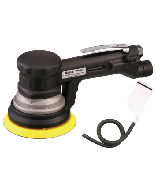 GENIUS TOOLS 15HGS5 5" Air Sander(Gear-Driven)(Self-Generated Vacuum)